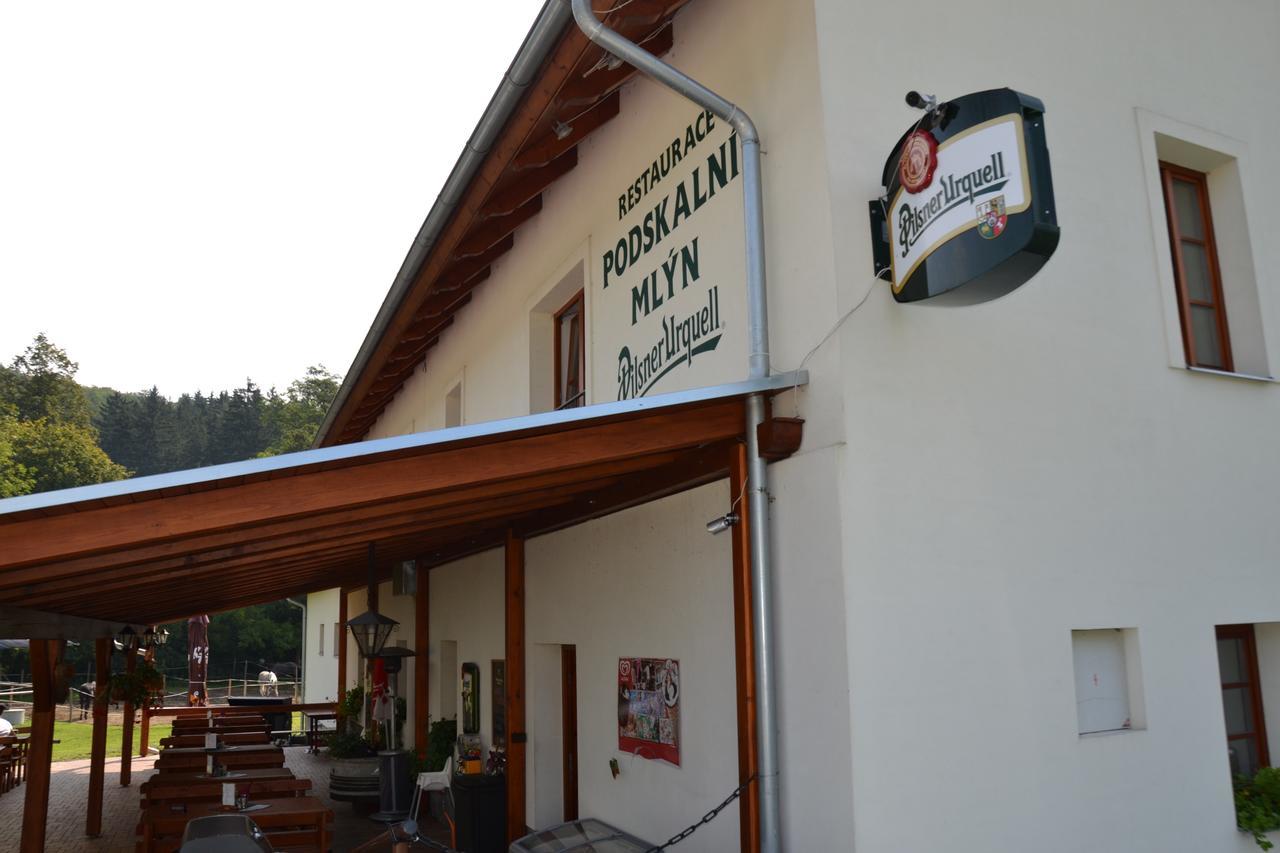 Podskalni Mlyn Hotel Ostopovice Kültér fotó